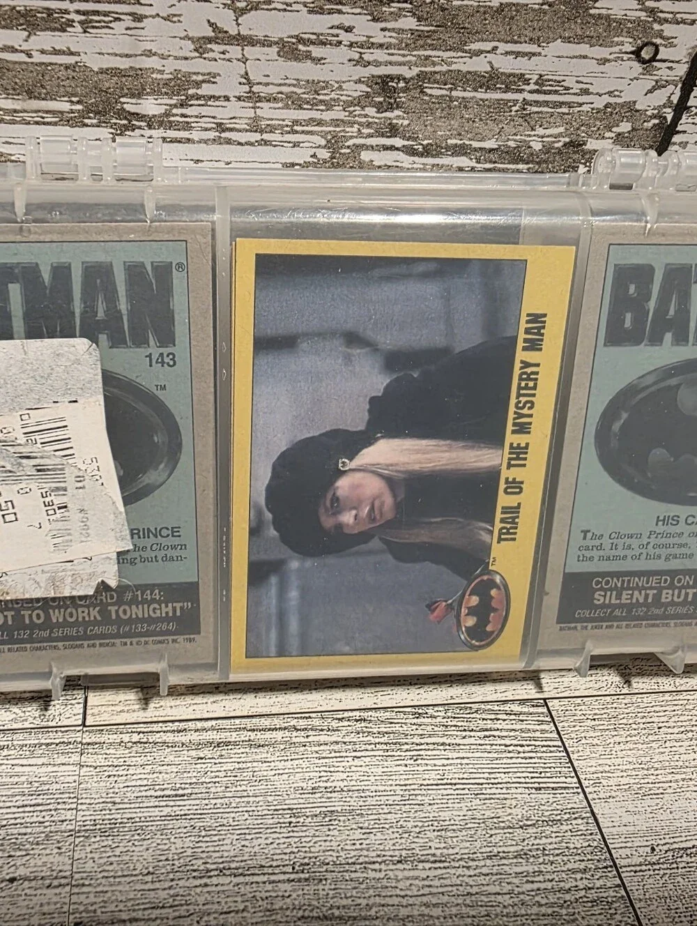Vintage Batman Trading Card Set - Yellow/Black